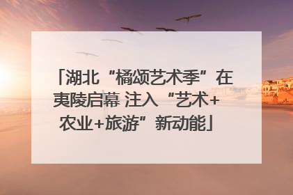 湖北“橘颂艺术季”在夷陵启幕 注入“艺术+农业+旅游”新动能