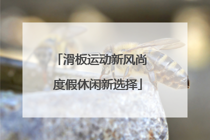 滑板运动新风尚 度假休闲新选择