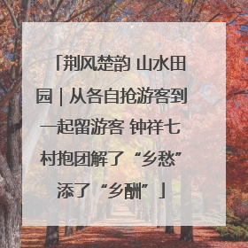 荆风楚韵 山水田园｜从各自抢游客到一起留游客 钟祥七村抱团解了“乡愁”添了“乡酬”