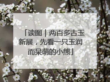 读图｜两百多古玉新展，先看一只玉润而呆萌的小熊