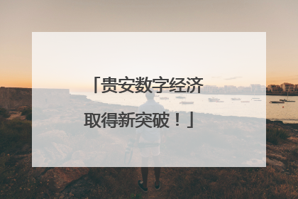 贵安数字经济取得新突破！