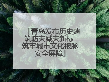 青岛发布历史建筑防灾减灾新标 筑牢城市文化根脉安全屏障