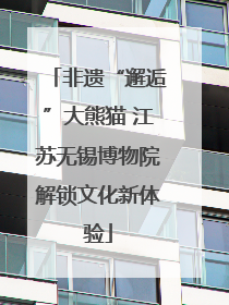 非遗“邂逅”大熊猫 江苏无锡博物院解锁文化新体验