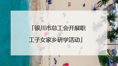 银川市总工会开展职工子女家乡研学活动