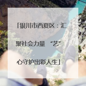 银川市西夏区：汇聚社会力量 “艺”心守护出彩人生