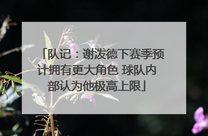 队记：谢泼德下赛季预计拥有更大角色 球队内部认为他极高上限