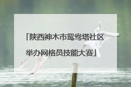 陕西神木市鸳鸯塔社区举办网格员技能大赛