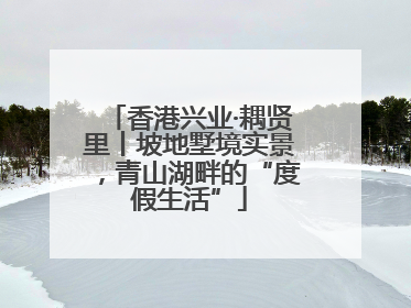 香港兴业·耦贤里丨坡地墅境实景，青山湖畔的“度假生活”