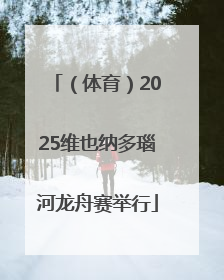 （体育）2025维也纳多瑙河龙舟赛举行