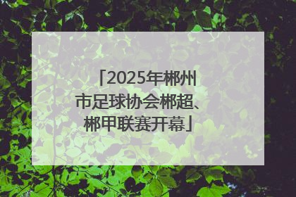 2025年郴州市足球协会郴超、郴甲联赛开幕