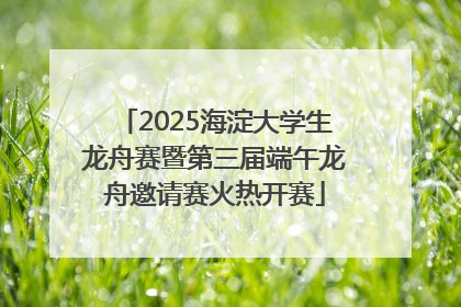 2025海淀大学生龙舟赛暨第三届端午龙舟邀请赛火热开赛